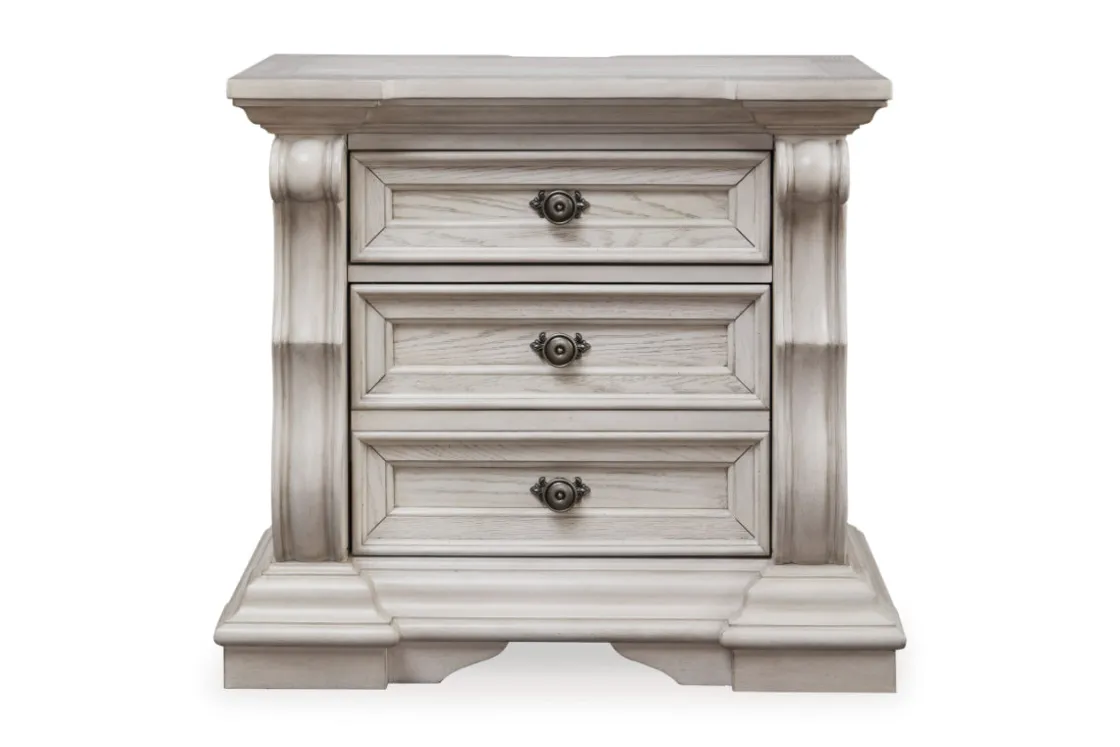 Mor Furniture Bruchandi Nightstand In Antique White