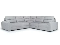 Mor Furniture Bryce 5 Piece Power Sectional In Savannah Coin