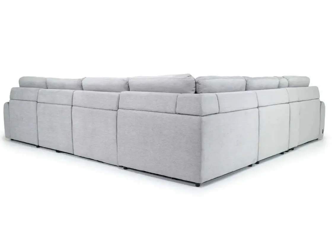 Mor Furniture Bryce 7 Piece Power Sectional In Savannah Coin