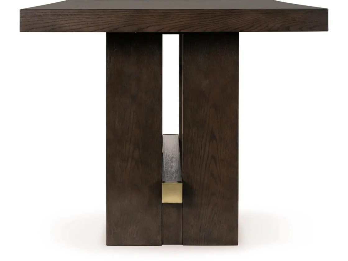 Mor Furniture Burkhaus Counter Height Dining Table In Dark Brown