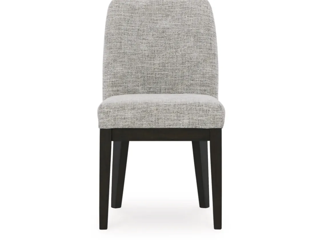 Mor Furniture Burkhaus Extendable Dining Table, 6 Chairs & 2 Arm Chairs In Biege/Dark Brown