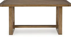 Mor Furniture Cabalynn Counter Height Dining Table & 4 Stools In Light Brown