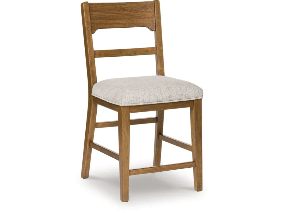 Mor Furniture Cabalynn Counter Height Dining Table & 4 Stools In Light Brown