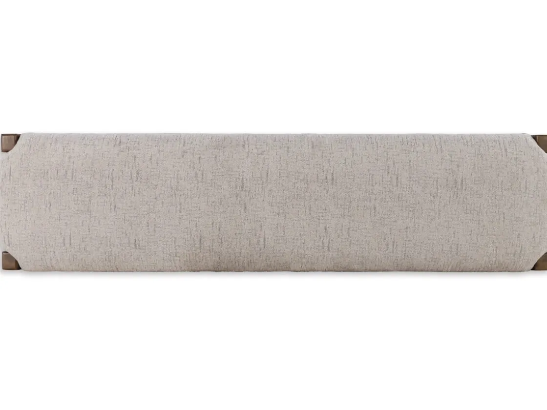 Mor Furniture Cabalynn Dining Bench In Oatmeal/Light Brown