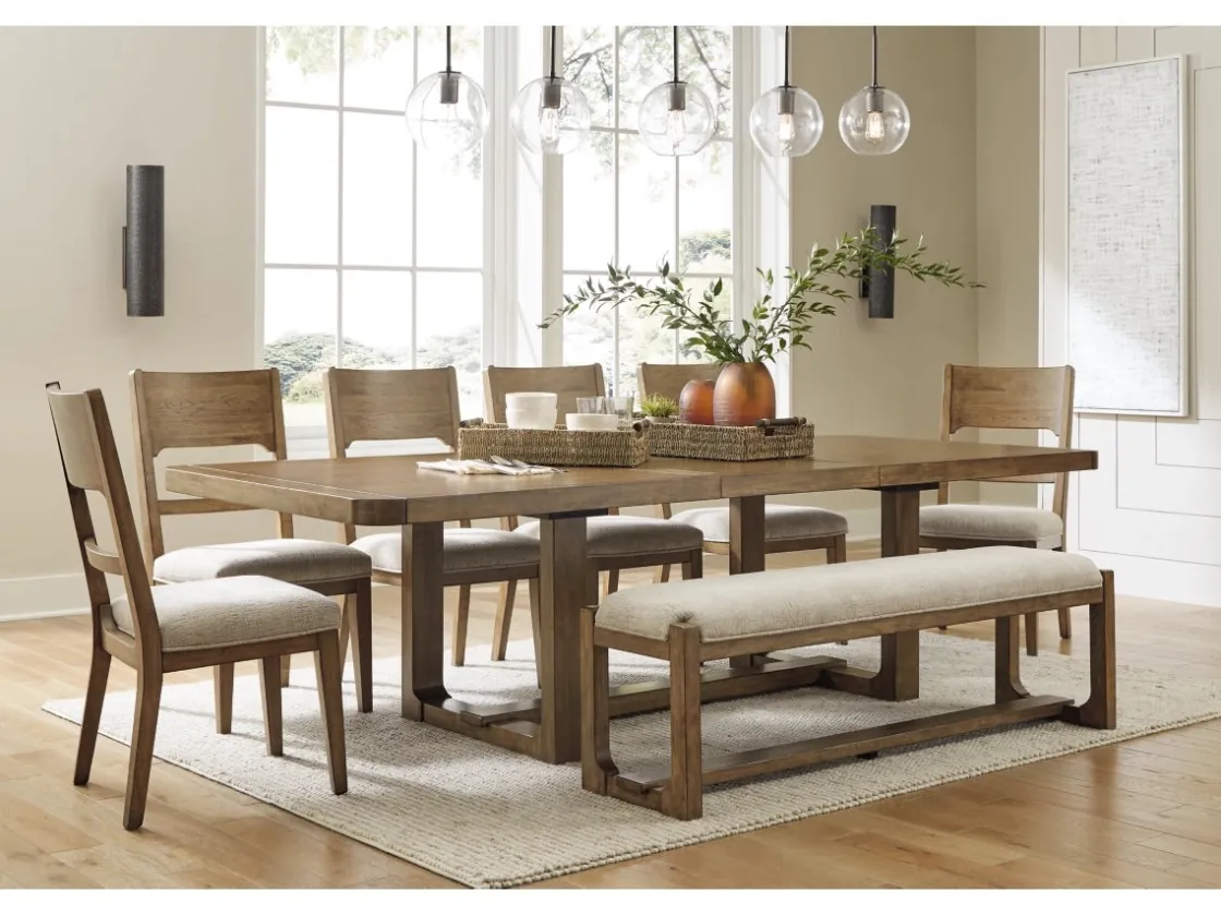 Mor Furniture Cabalynn Extendable Dining Table In Light Brown