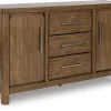 Mor Furniture Cabalynn Server In Light Brown