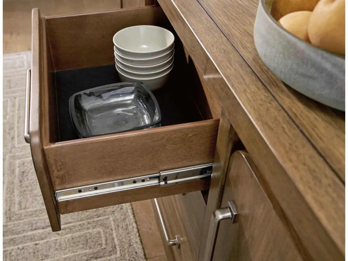 Mor Furniture Cabalynn Server In Light Brown