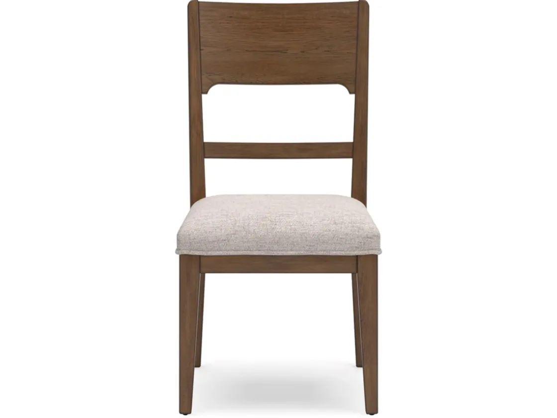 Mor Furniture Cabalynn Side Chair In Oatmeal/Light Brown