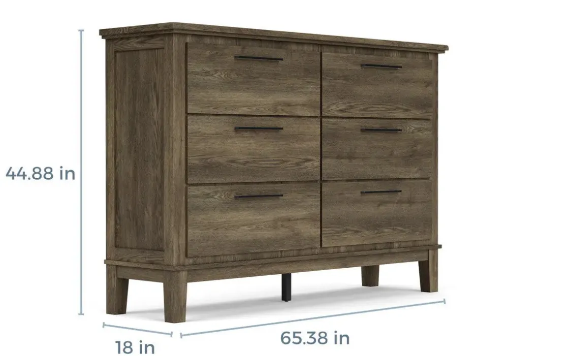 Mor Furniture Cagney Dresser In Gray