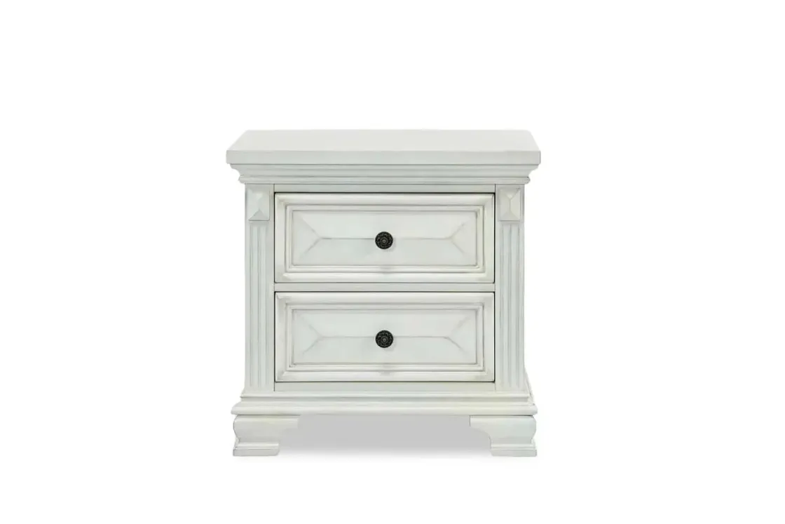 Mor Furniture Calloway Nightstand In White