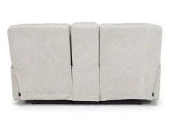 Mor Furniture Cannes 3 Power Theater Console Loveseat W/ Immersive Sound In Jumbo Bark