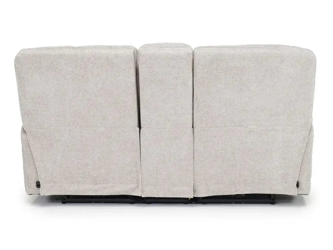 Mor Furniture Cannes 3 Power Theater Console Loveseat W/ Immersive Sound In Jumbo Bark