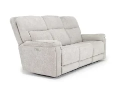 Mor Furniture Cannes 3 Power Theater Sofa W/ Immersive Sound In Maze Tan