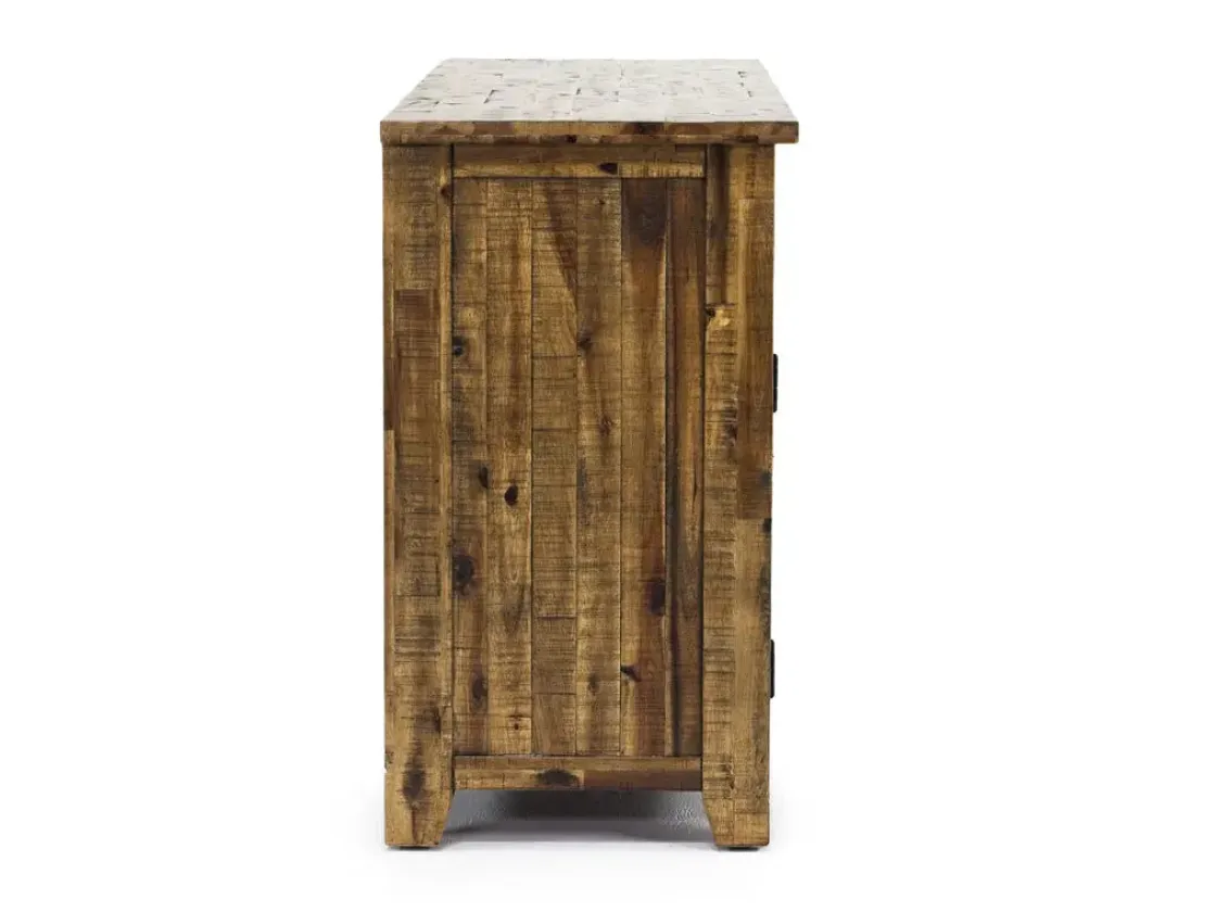 Mor Furniture Cannon Valley Fireplace Console In Brown