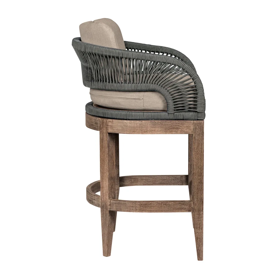Mor Furniture Capri Outdoor Barstool In Taupe