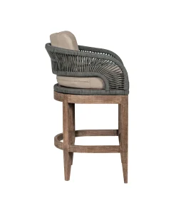 Mor Furniture Capri Outdoor Counter Height Stool In Taupe