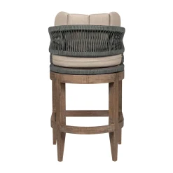 Mor Furniture Capri Outdoor Counter Height Stool In Taupe