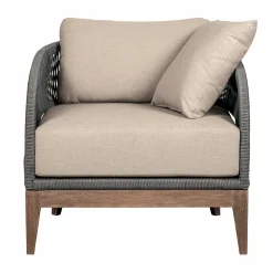Mor Furniture Capri Outdoor Lounge Chair In Taupe