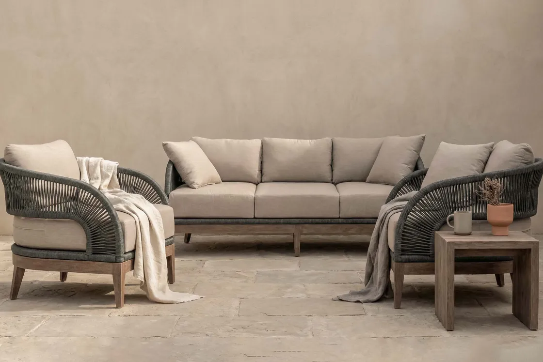 Mor Furniture Capri Outdoor Lounge Chair In Taupe