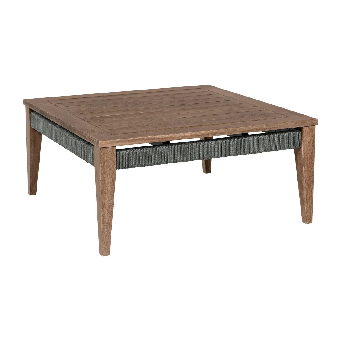 Mor Furniture Capri Outdoor Square Coffee Table In Brown