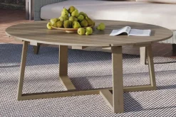 Mor Furniture Carezza Outdoor Coffee Table In Brown