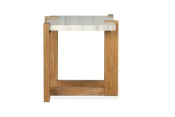 Mor Furniture Carrington End Table In Honey Wheat