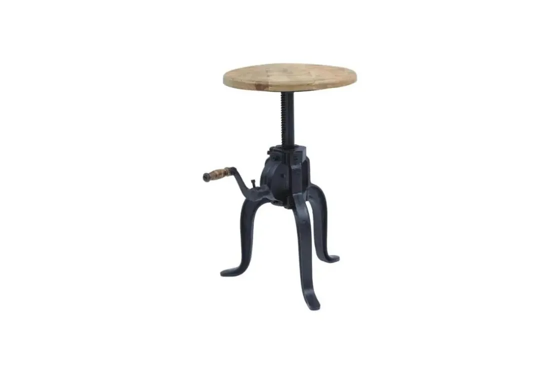 Mor Furniture Carter Crank Accent Table In Natural