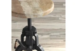 Mor Furniture Carter Crank Accent Table In Natural