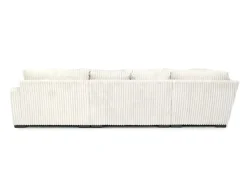 Mor Furniture Casper 4 Piece Loveseat Chaise Sectional In Pony Slate, Left Facing