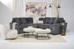 Mor Furniture Casper 3 Piece Loveseat Sectional In