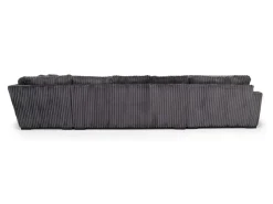 Mor Furniture Casper 4 Piece Sofa Chaise Sectional In Pony Slate, Left Facing