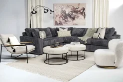 Mor Furniture Casper 3 Piece Sofa Sectional In , Left Facing