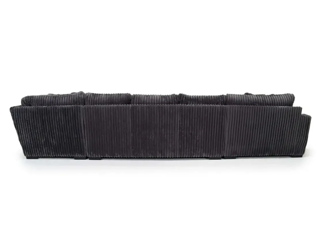 Mor Furniture Casper 4 Piece Xl Sofa Chaise Sectional In Pony Slate, Left Facing