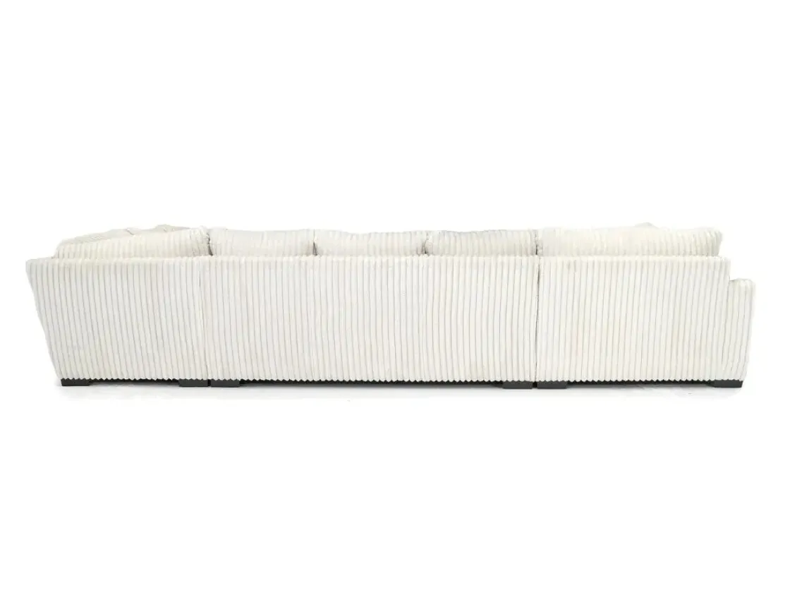 Mor Furniture Casper 4 Piece Xl Sofa Chaise Sectional In Pony Slate, Left Facing
