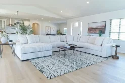 Mor Furniture Casper 4 Piece Xl Sofa Chaise Sectional In Pony Slate, Left Facing