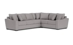 Mor Furniture Casper Crypton Performance Tux Sofa Sectional In Custom, Left Facing