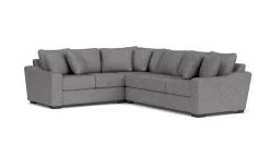 Mor Furniture Casper Crypton Performance Tux Sofa Sectional In Custom, Left Facing