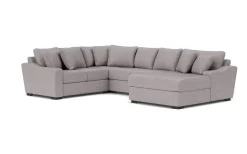 Mor Furniture Casper Crypton Performance Tux Loveseat Chaise Sectional In Custom