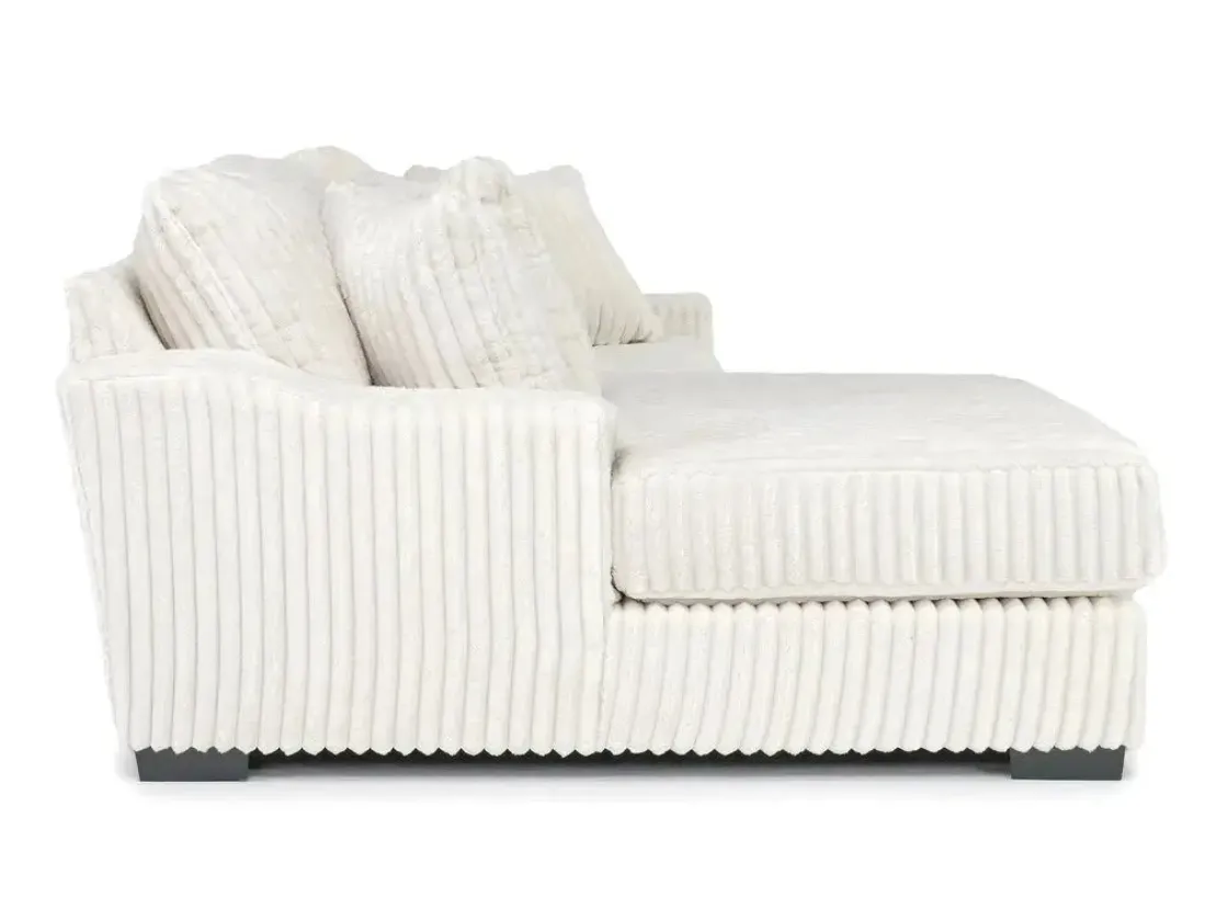 Mor Furniture Casper Sofa Chaise In Pony Slate, Left Facing
