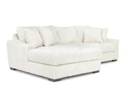 Mor Furniture Casper Sofa Chaise In Pony Slate, Left Facing