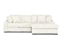 Mor Furniture Casper Sofa Chaise In Pony Slate, Left Facing