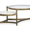 Mor Furniture Cassidy Coffee Table In Aged Brass