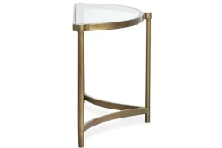 Mor Furniture Cassidy Sofa Table In Aged Brass