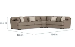 Mor Furniture Catamaran 3 Piece Sectional - Custom Order