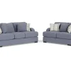 Mor Furniture Catamaran Crypton Performance Sofa & Loveseat In Custom
