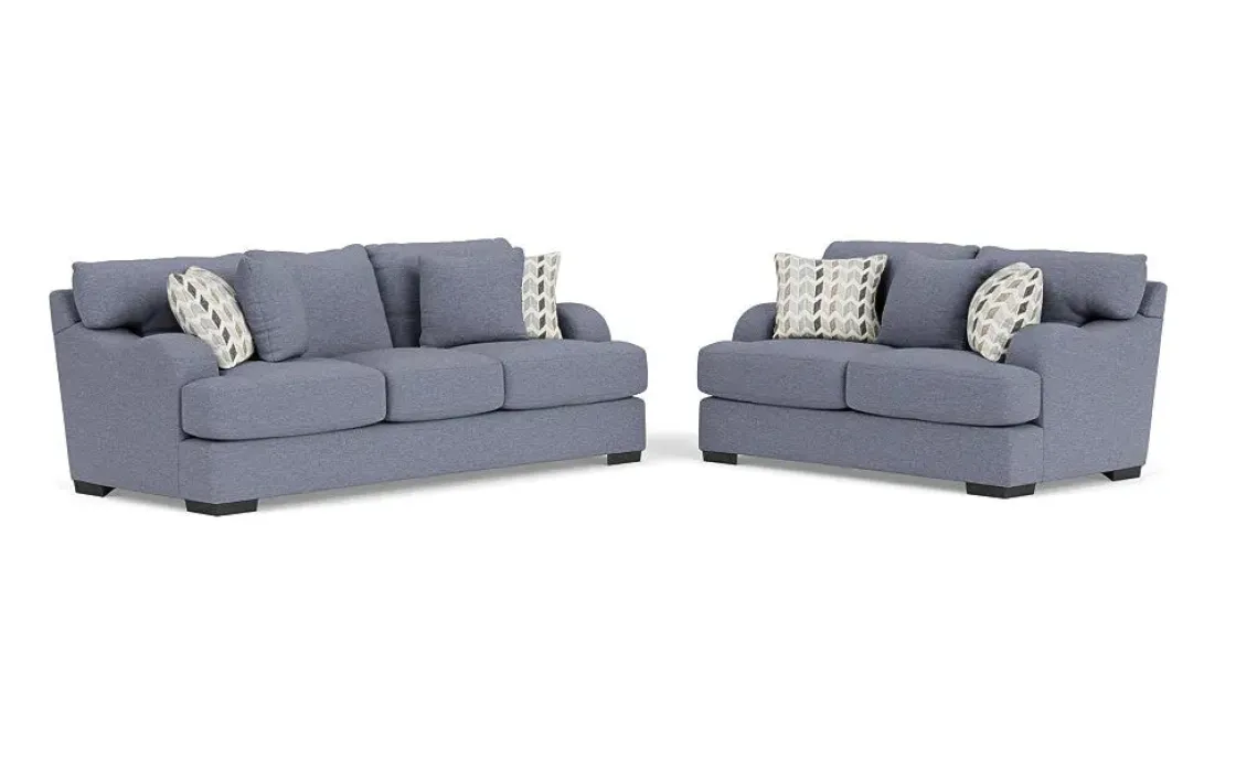 Mor Furniture Catamaran Crypton Performance Sofa & Loveseat In Custom