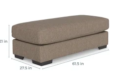 Mor Furniture Catamaran Ottoman - Custom Order