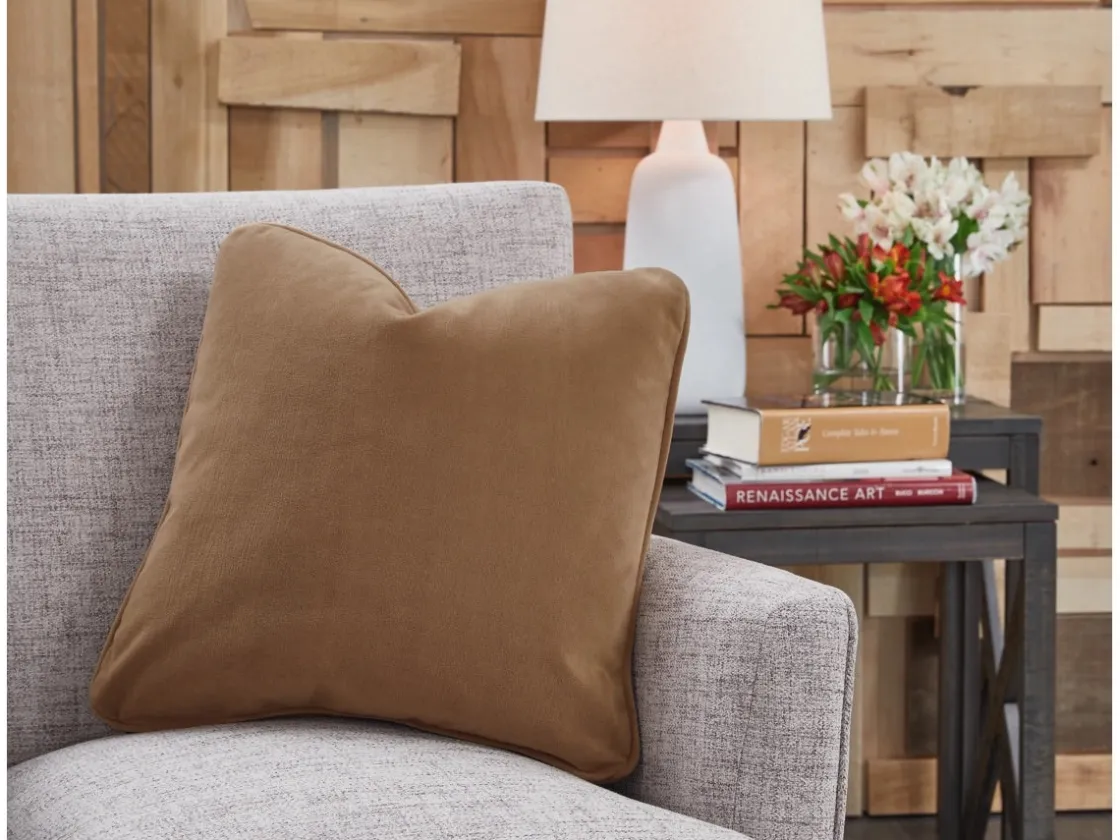 Mor Furniture Caygan Throw Pillow In Honey