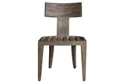Mor Furniture Celini Outdoor Side Chair In Brown, Set Of 2