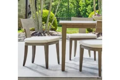 Mor Furniture Celini Outdoor Side Chair In Brown, Set Of 2